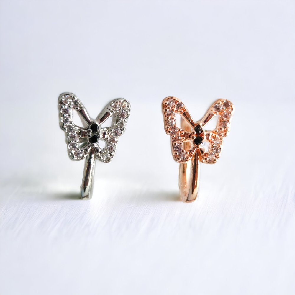 Piercing Nostril de Mariposa Sin Perforación - My Rebel Shop