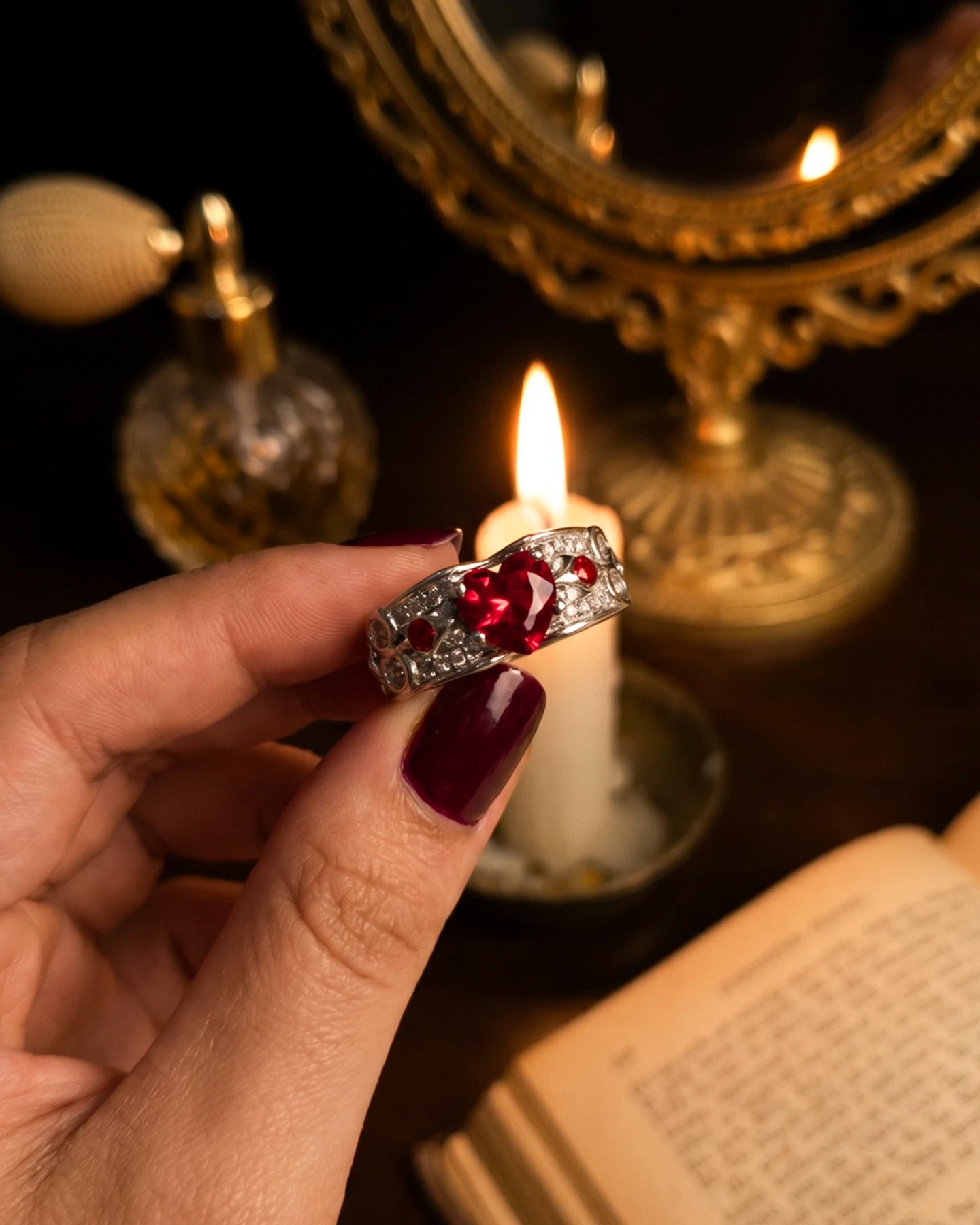 Anillo Elixir – Corazón de Cristal