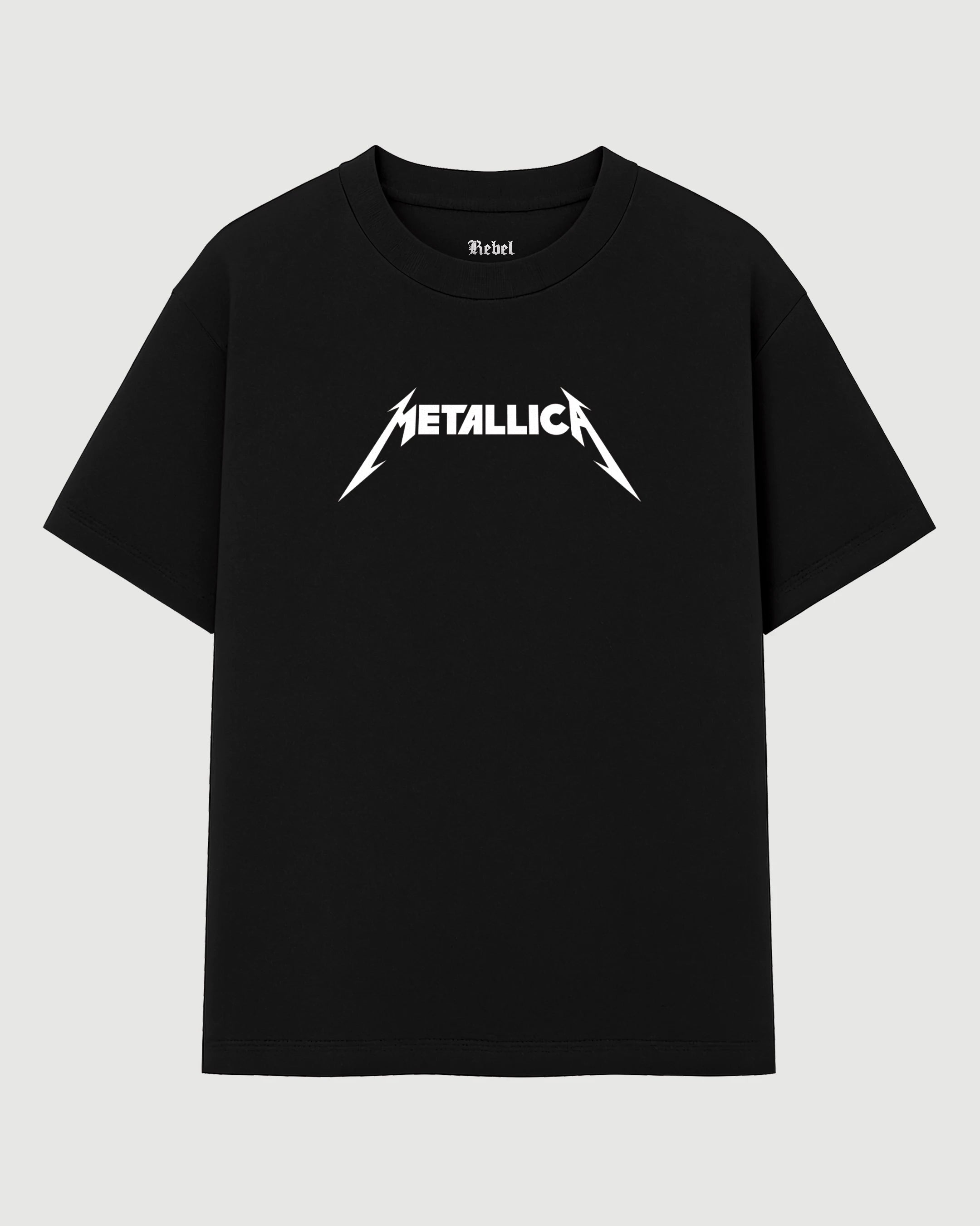 Playera Metallica – Esqueletos en Llamas