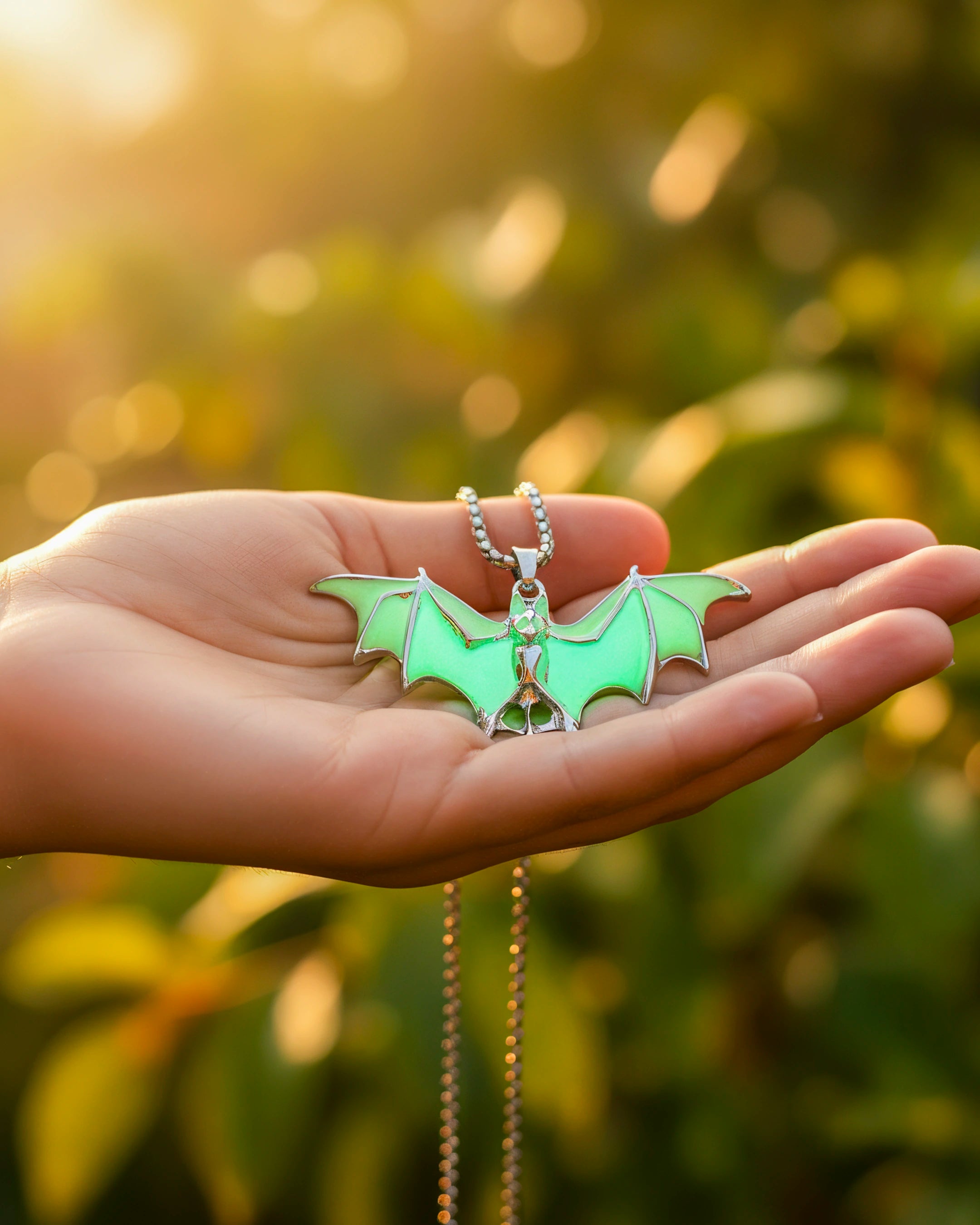 Collar Murciélago luminoso