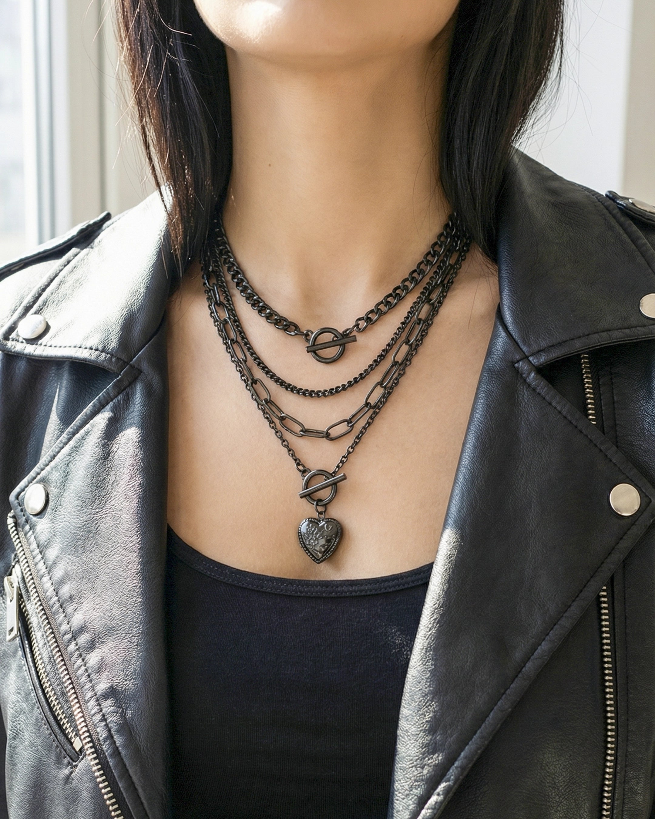 Set de Collares Noire – Tu corazón, tus reglas