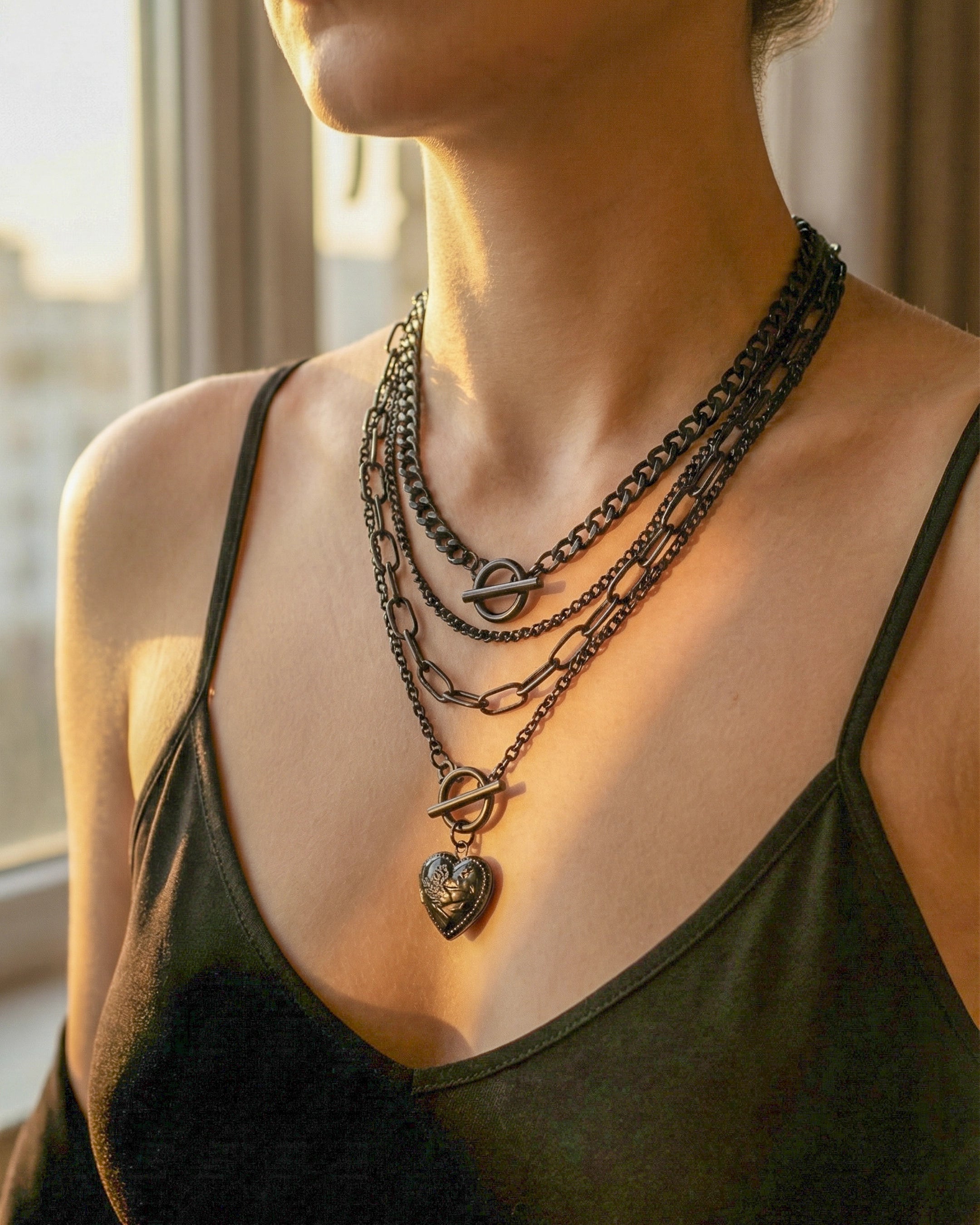 Set de Collares Noire – Tu corazón, tus reglas