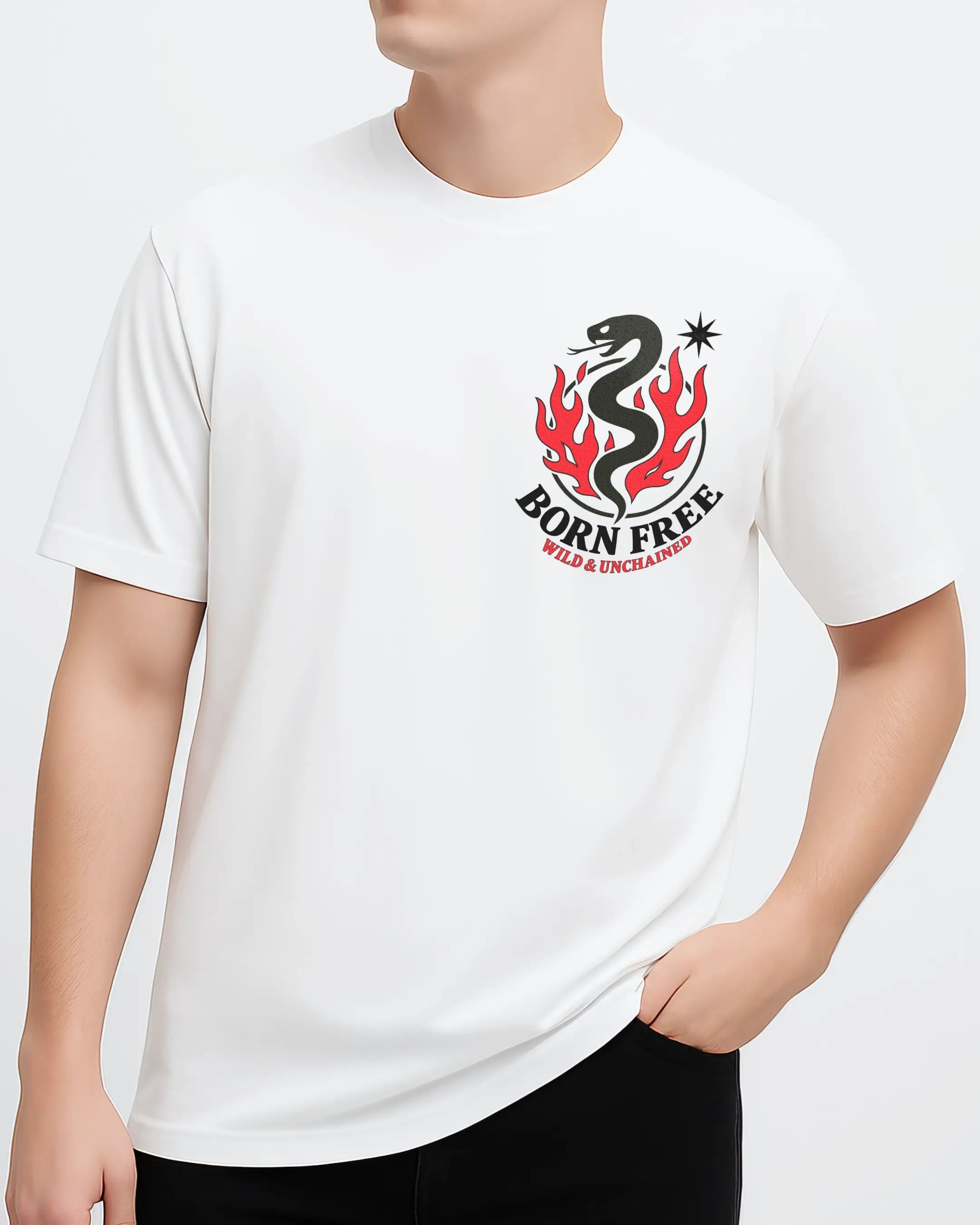 Playera Born Free – Wild & Unchained