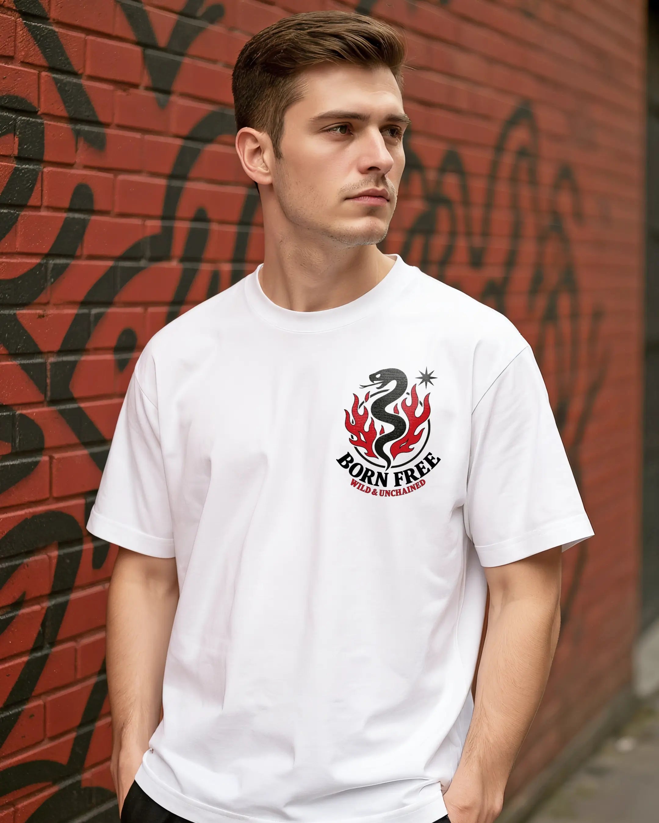 Playera Born Free – Wild & Unchained