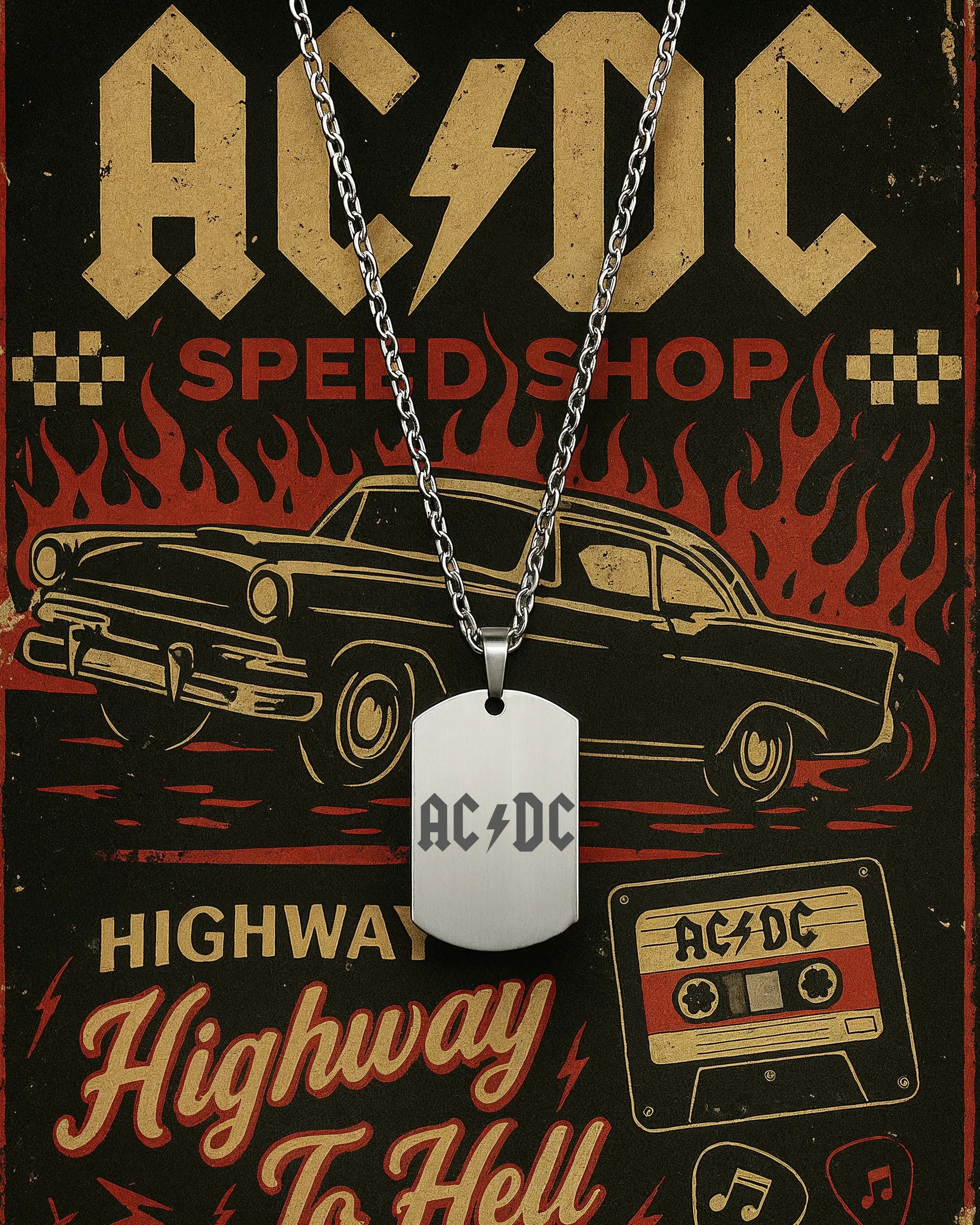 Collar AC/DC