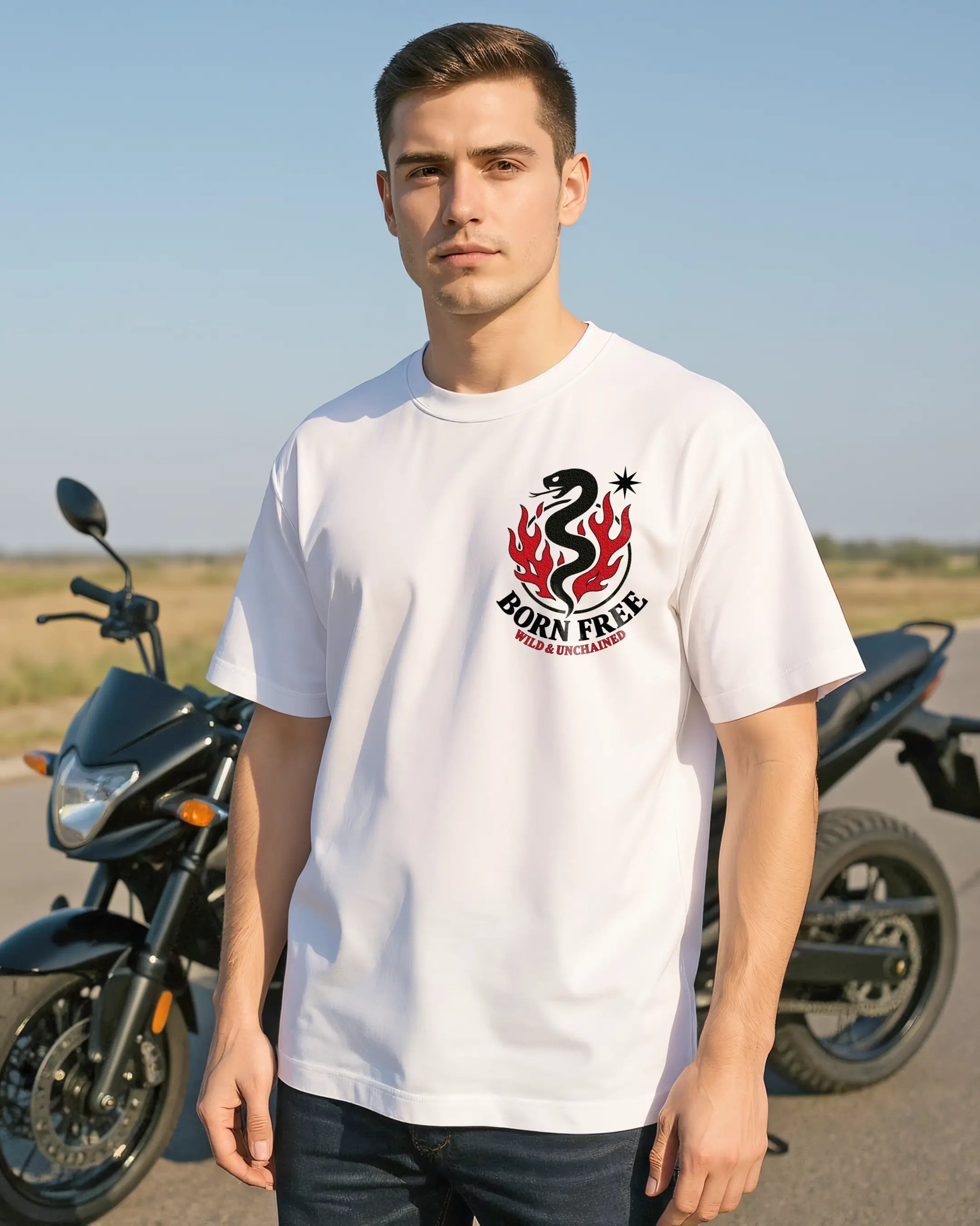 Playera Born Free – Wild & Unchained