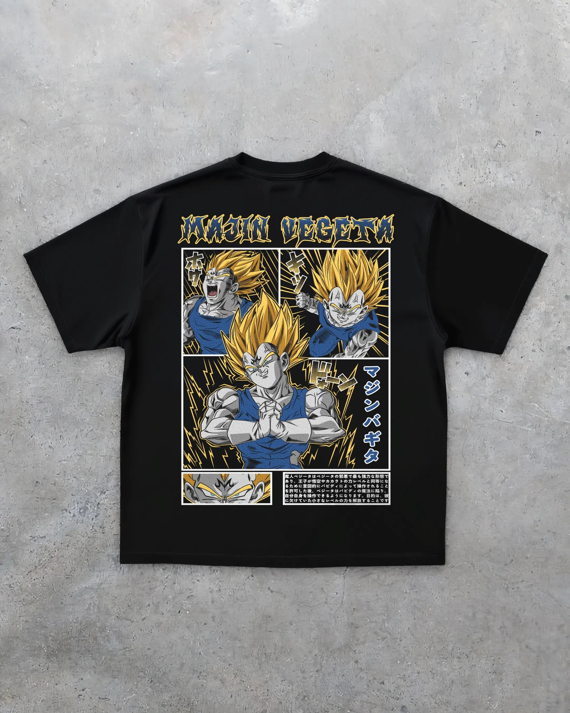 Playera Majin Vegeta – Orgullo Saiyajin