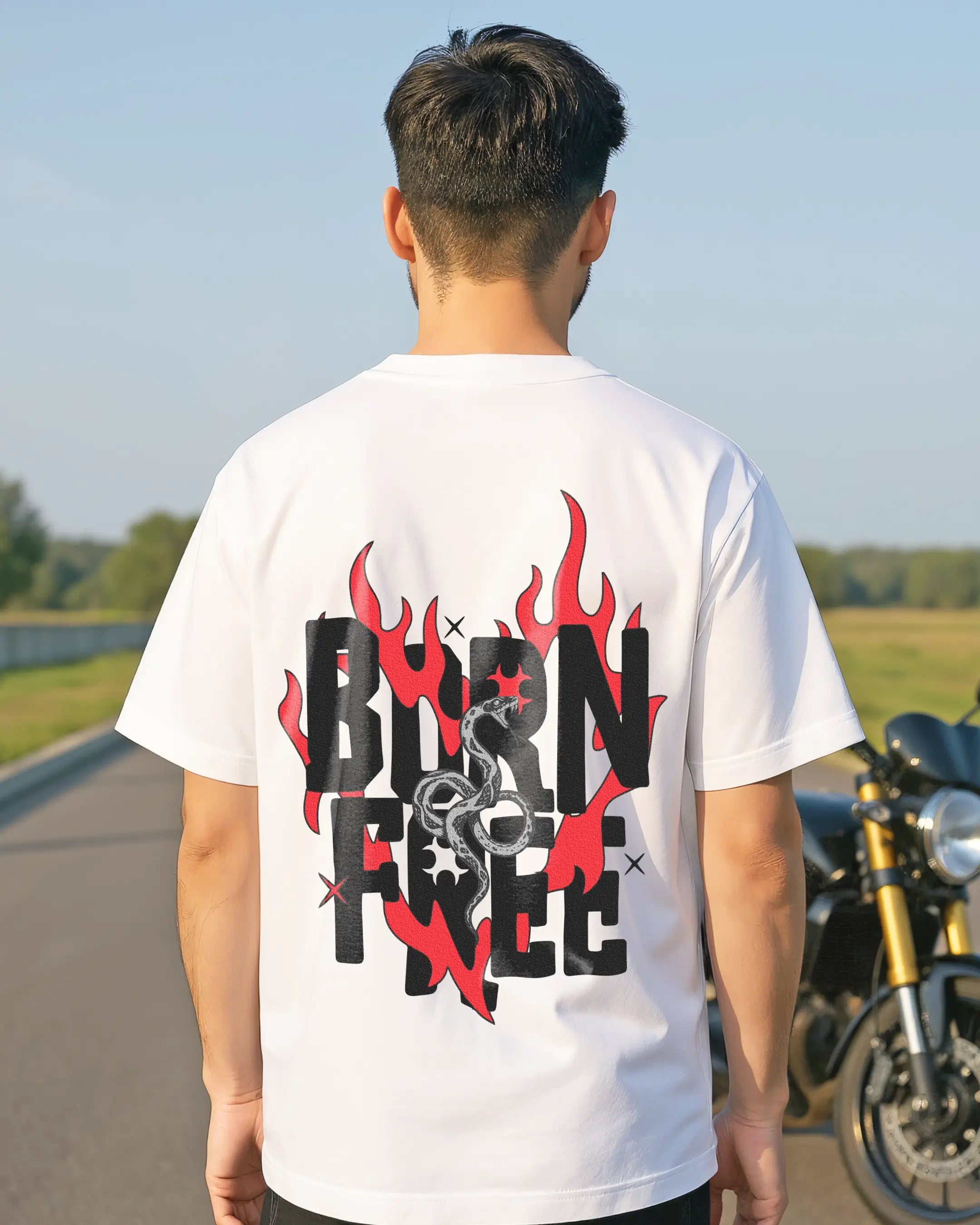 Playera Born Free – Wild & Unchained
