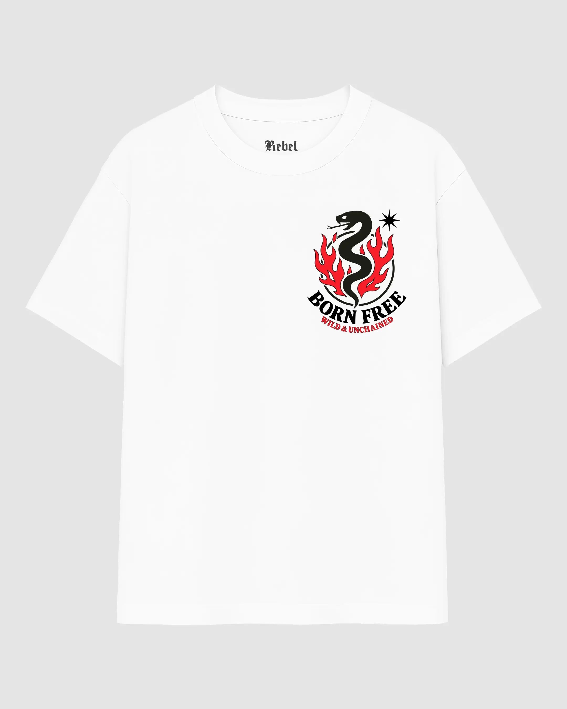 Playera Born Free – Wild & Unchained