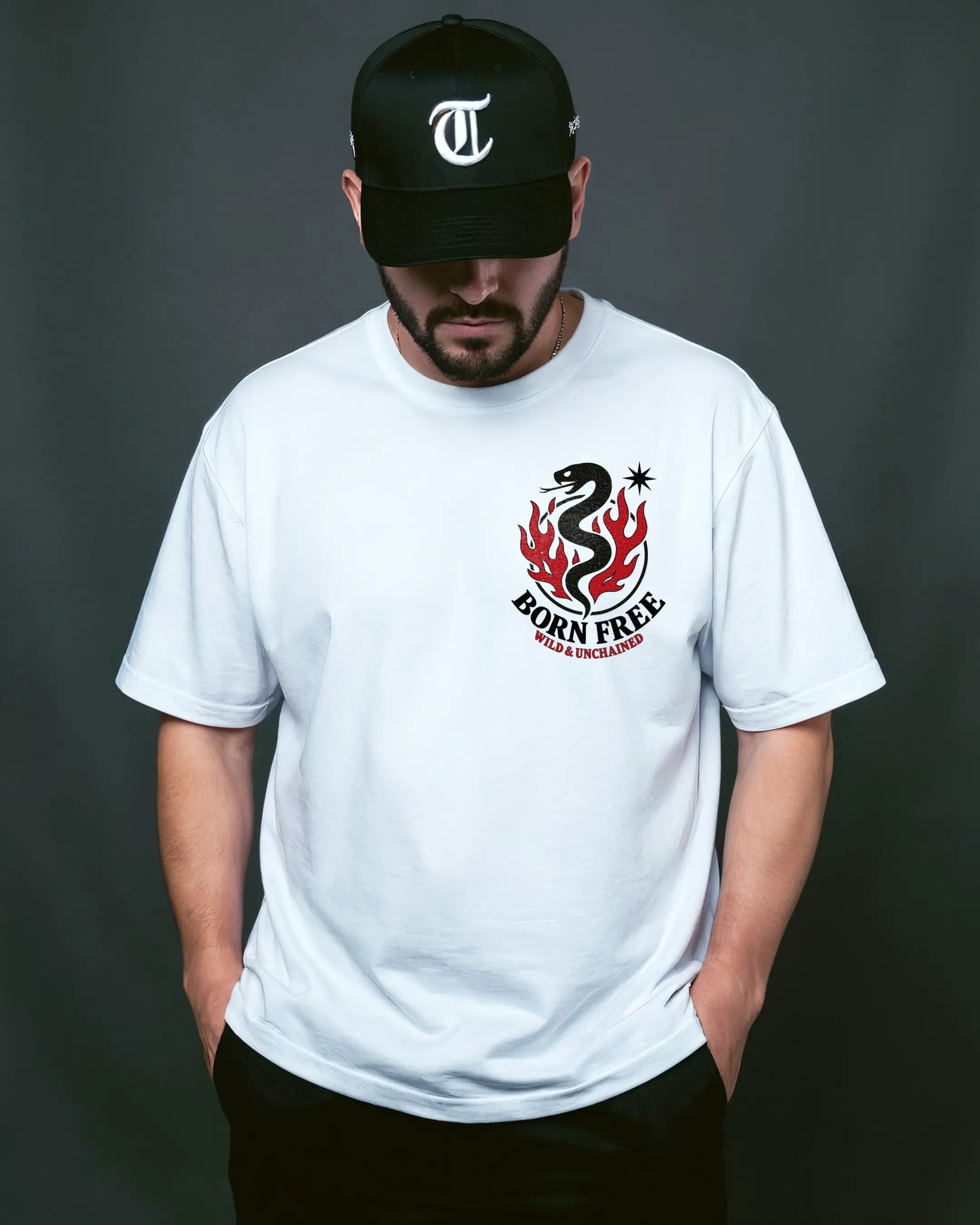 Playera Born Free – Wild & Unchained