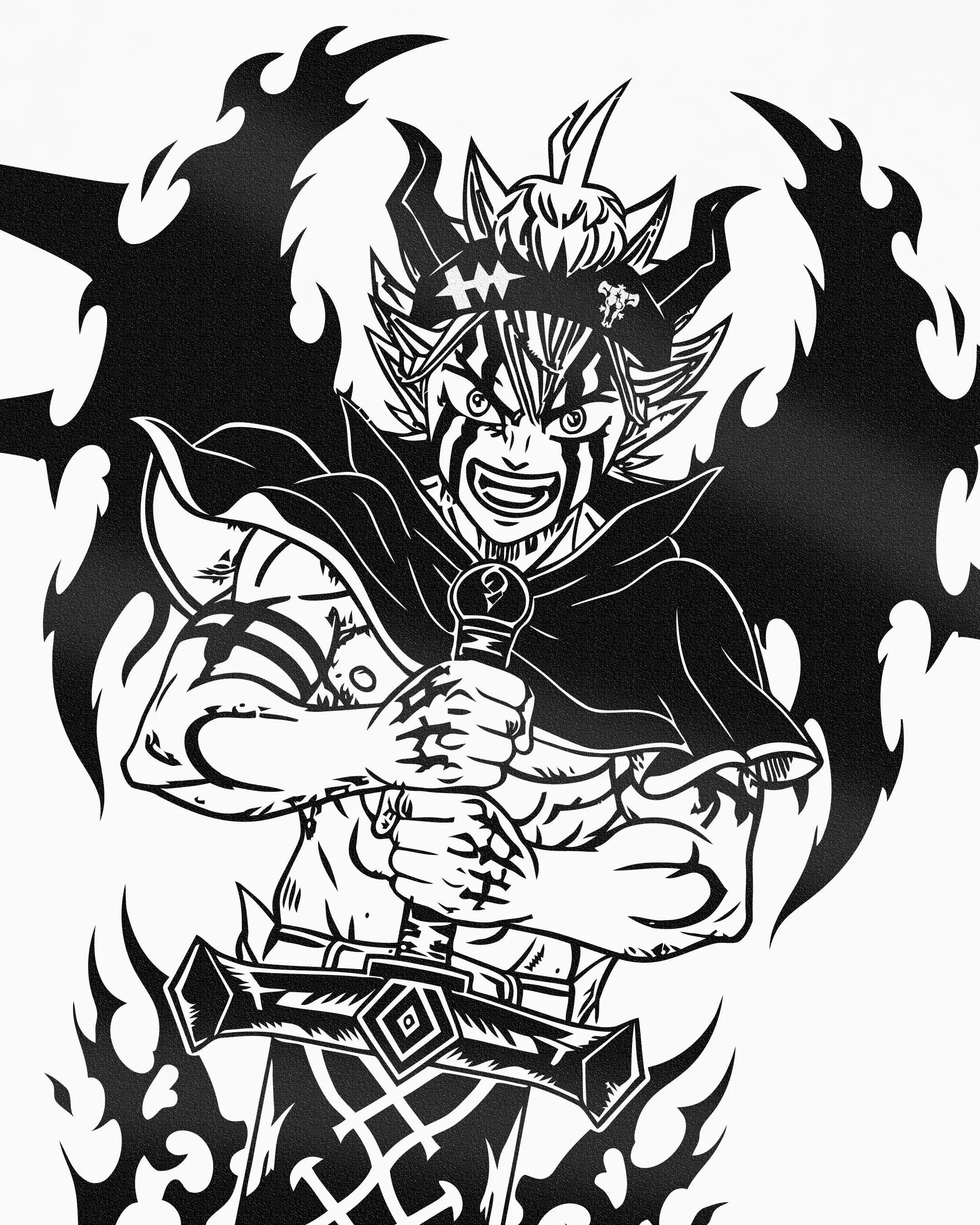 Playera Black Clover – Espada Antimagia