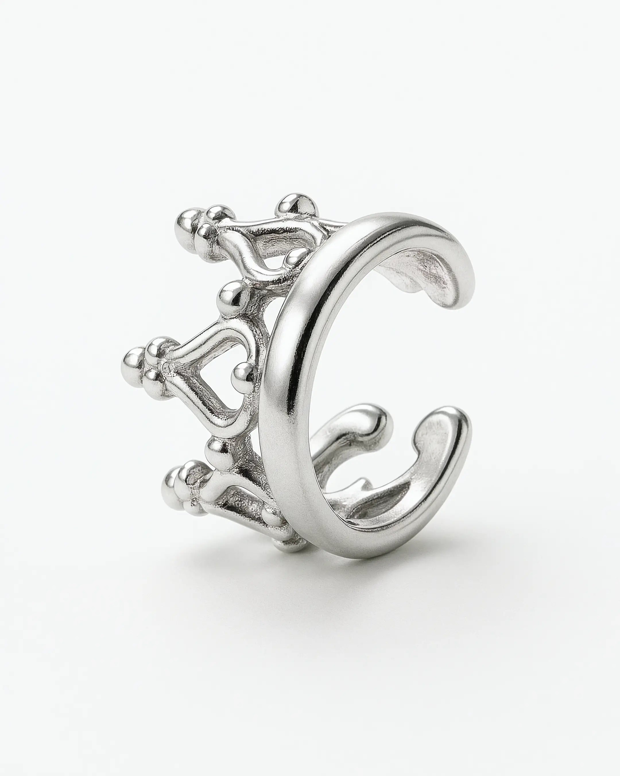 CuffQueen – Set de 3 Ear Cuffs de Corona