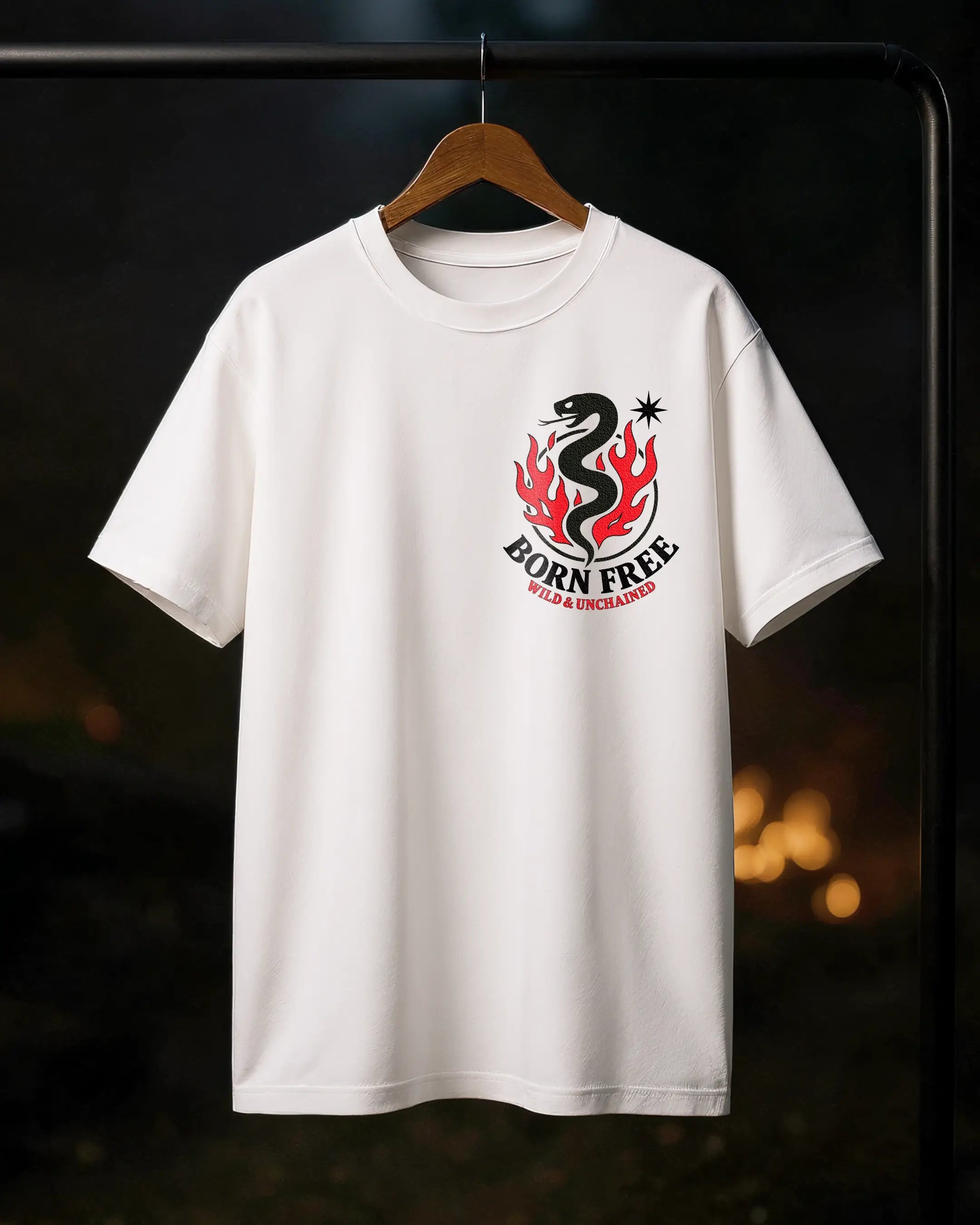 Playera Born Free – Wild & Unchained