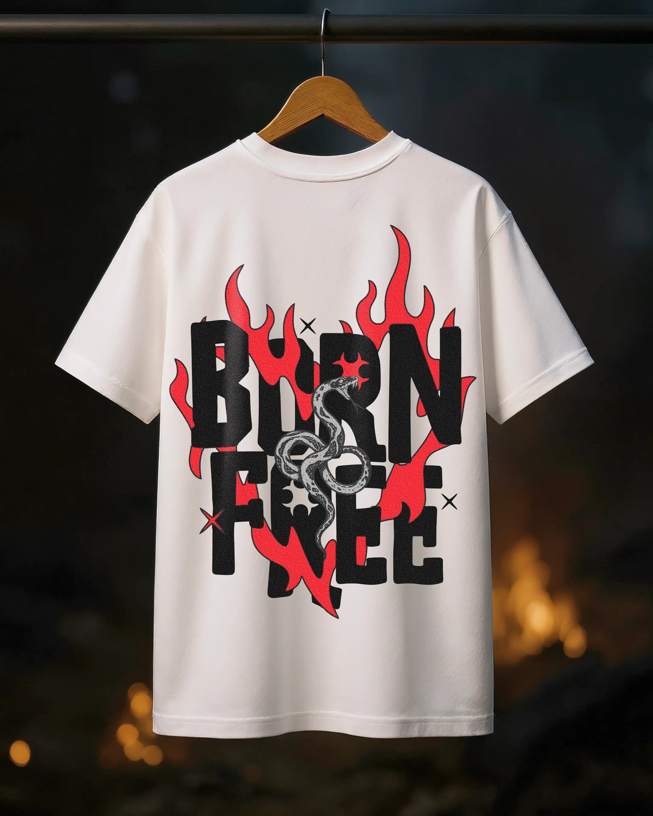 Playera Born Free – Wild & Unchained