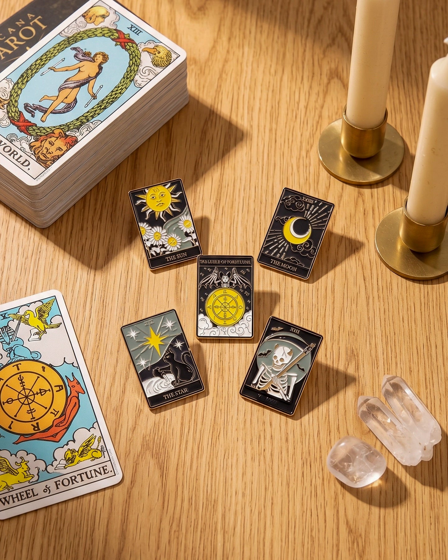 Pines del Tarot - Set de 5 Unidades