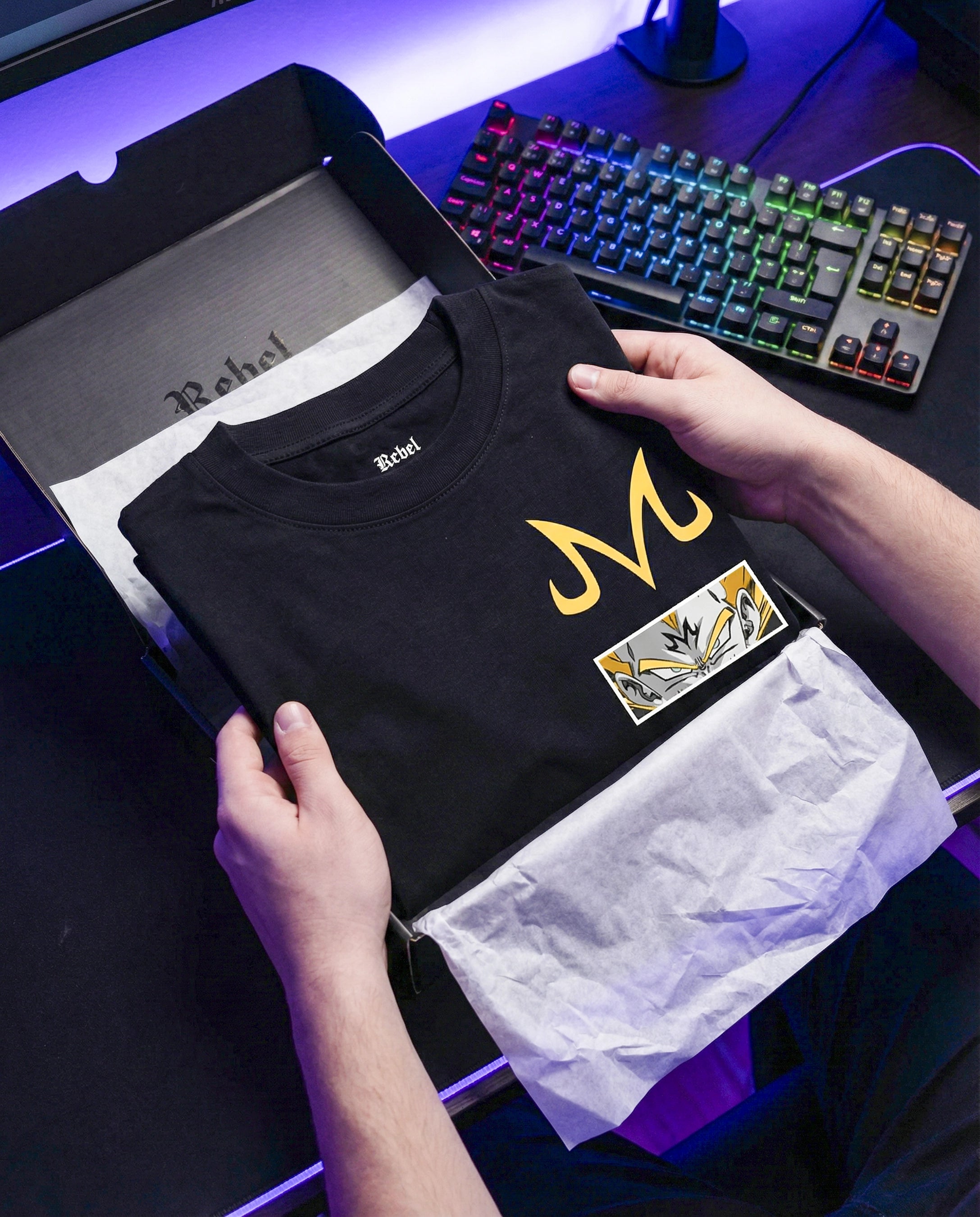 Playera Majin Vegeta – Orgullo Saiyajin