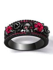 Anillo Black Roses - My Rebel Shop