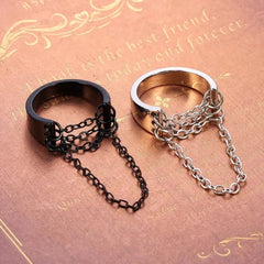 Anillo con cadena ajustable - My Rebel Shop