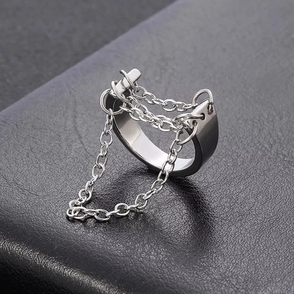 Anillo con cadena ajustable - My Rebel Shop