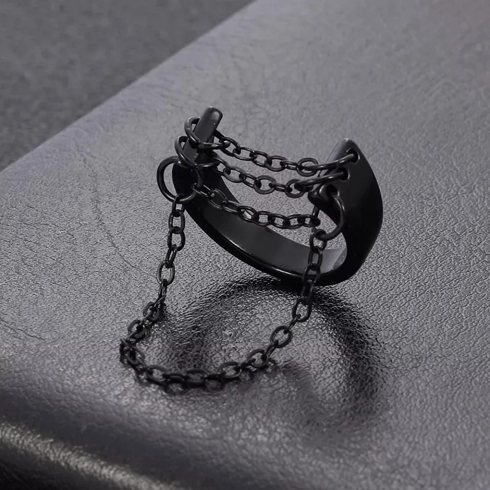 Anillo con cadena ajustable - My Rebel Shop