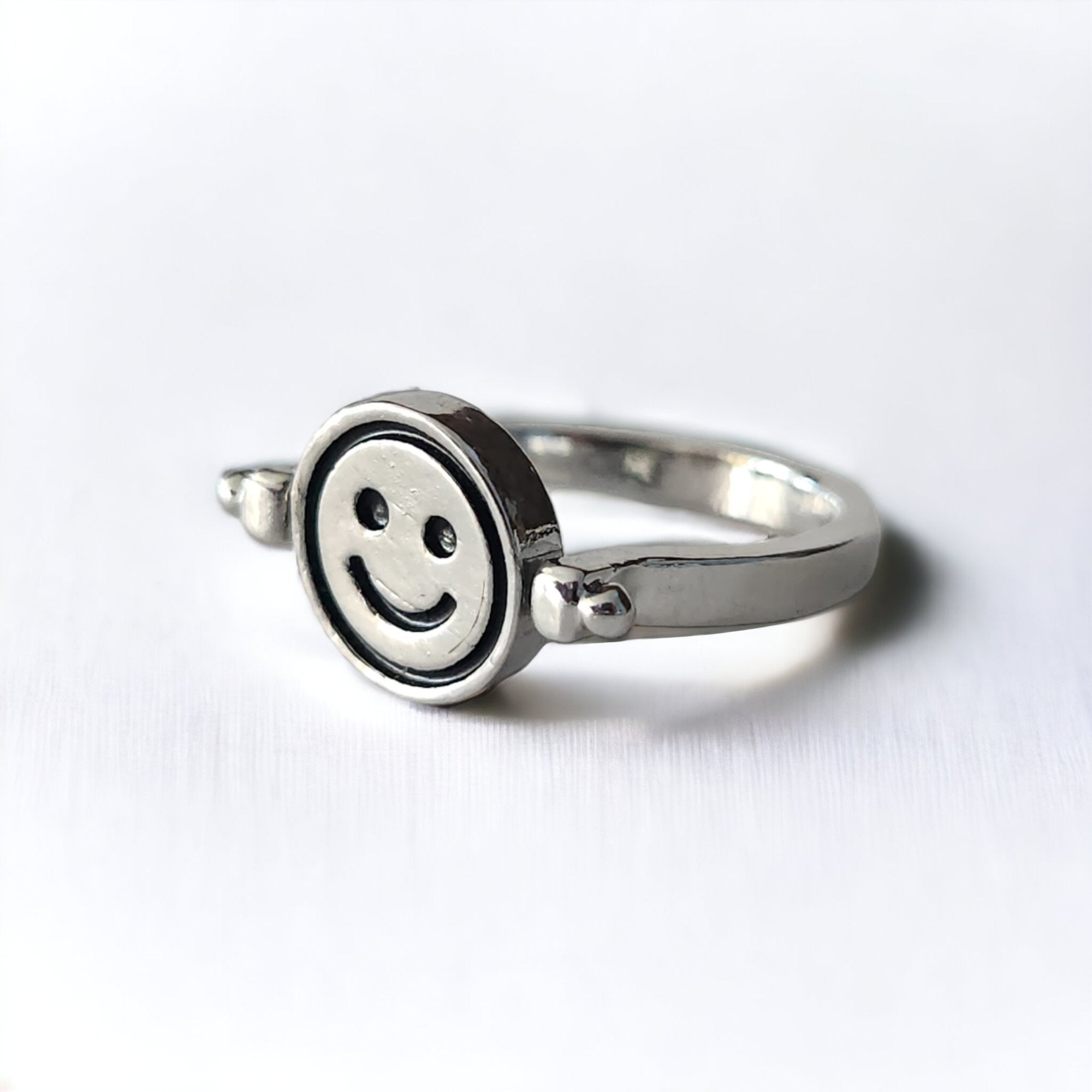 Anillo Giratorio Happy - Sad - My Rebel Shop