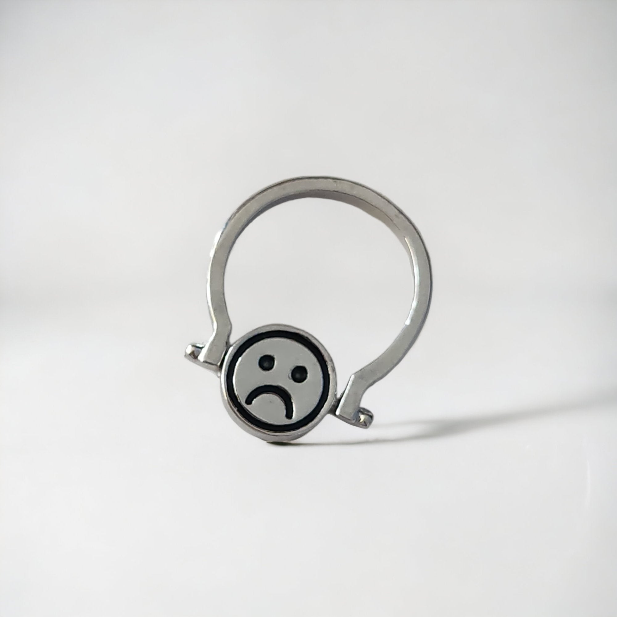 Anillo Giratorio Happy - Sad - My Rebel Shop