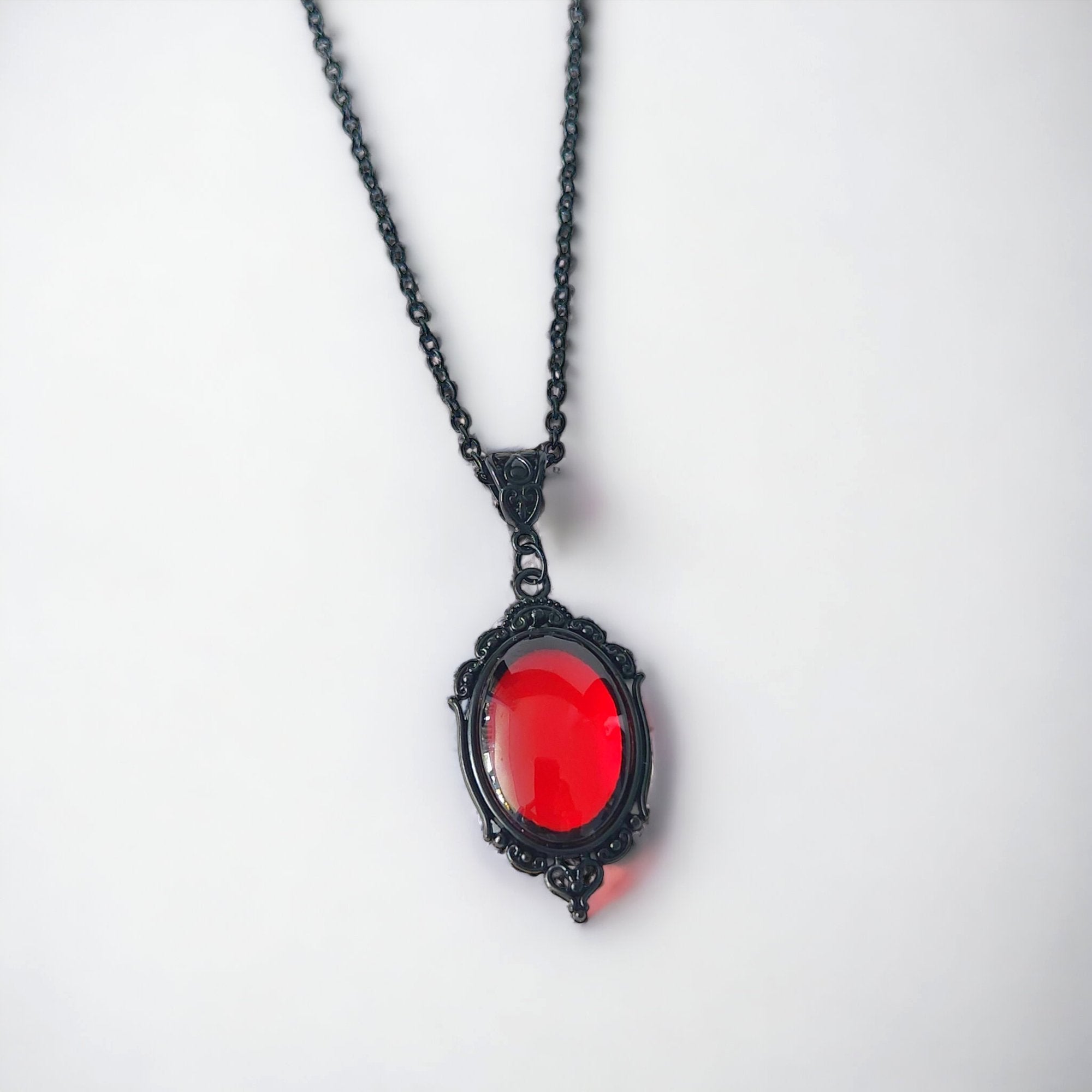 Collar Espejo Rojo - My Rebel Shop