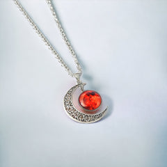Collar Noche Escarlata Silver - My Rebel Shop
