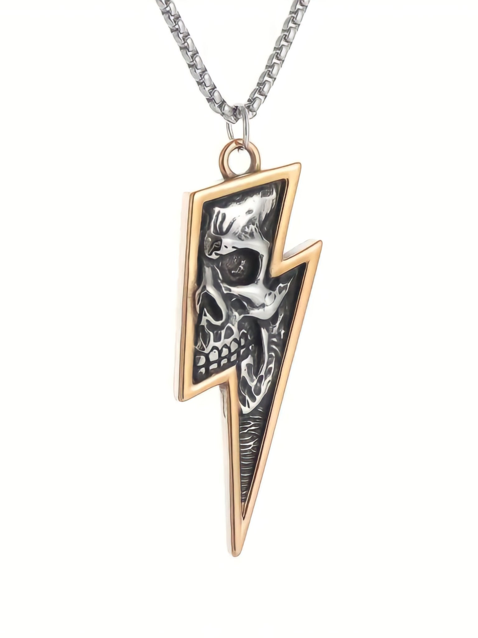 Collar Skull Bolt - My Rebel Shop