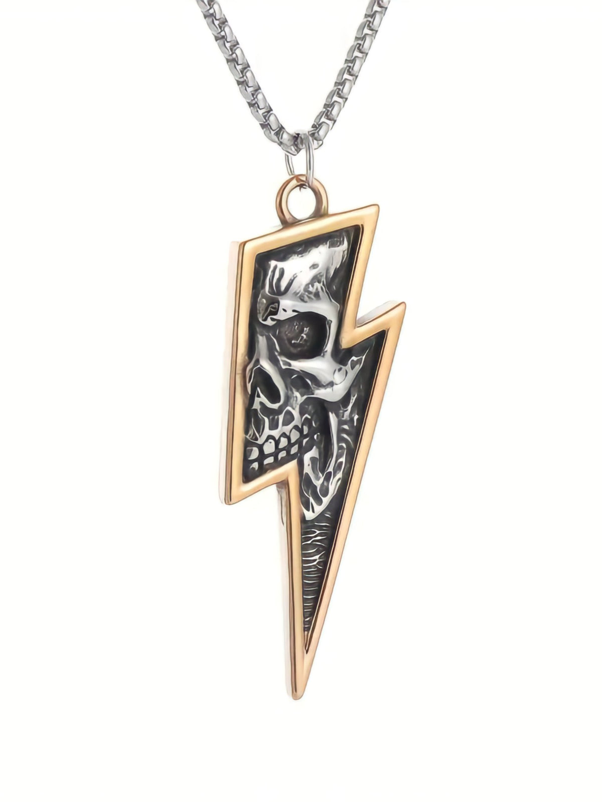 Collar Skull Bolt - My Rebel Shop