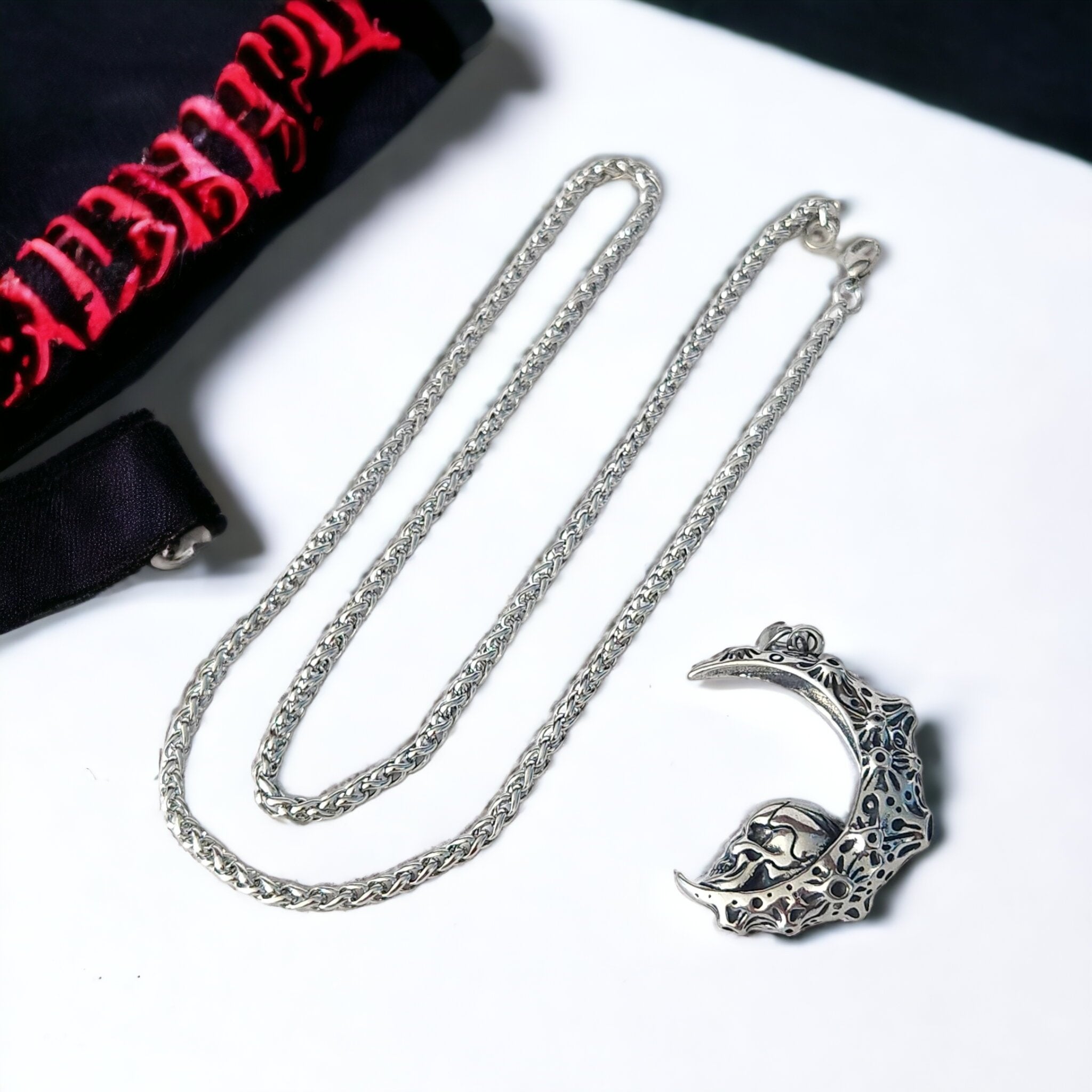Collar Skull Moon - My Rebel Shop