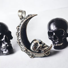 Collar Skull Moon - My Rebel Shop