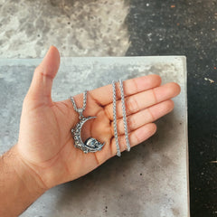 Collar Skull Moon - My Rebel Shop