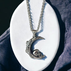Collar Skull Moon - My Rebel Shop