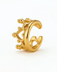 CuffQueen – Set de 3 Ear Cuffs de Corona - My Rebel Shop