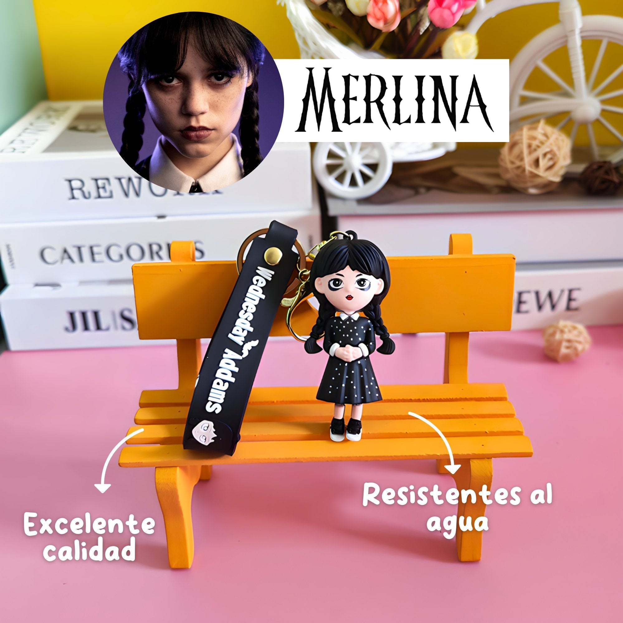 Llaveros Locos Addams - My Rebel Shop