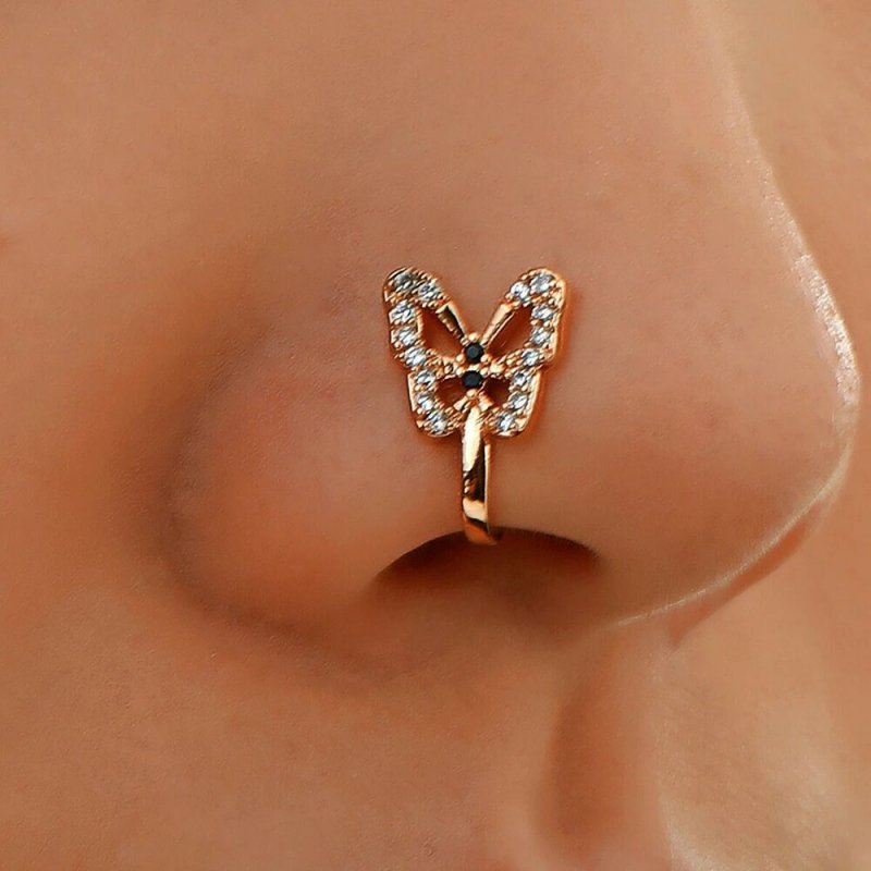 Piercing Nostril de Mariposa Sin Perforación - My Rebel Shop