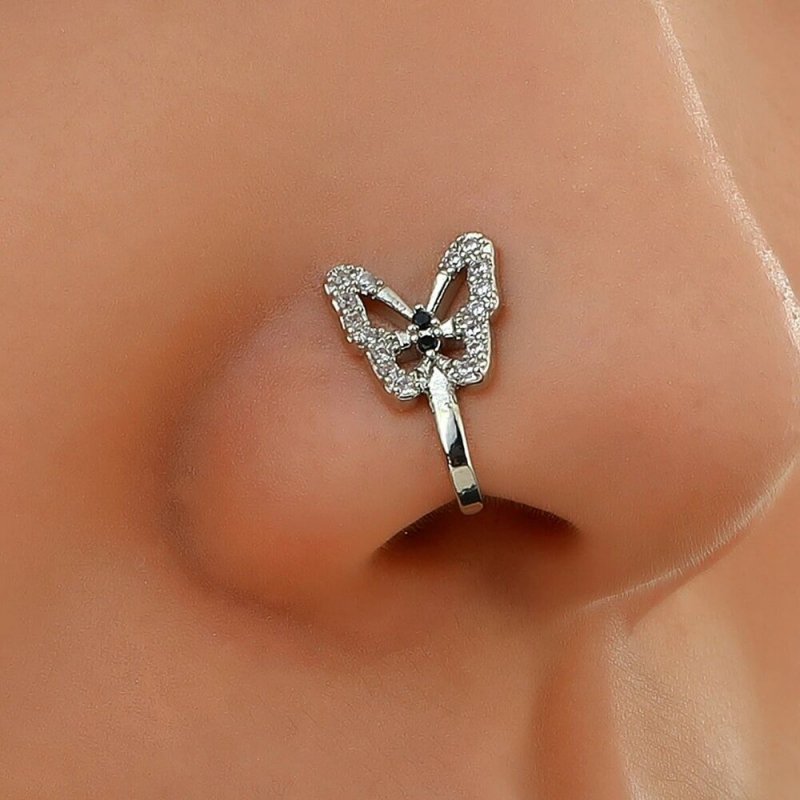 Piercing Nostril de Mariposa Sin Perforación - My Rebel Shop