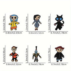 Pines de Coraline - 6 Unidades - My Rebel Shop
