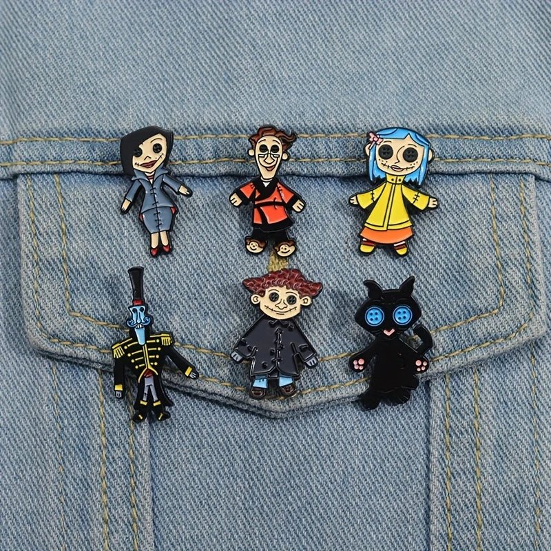Pines de Coraline - 6 Unidades - My Rebel Shop