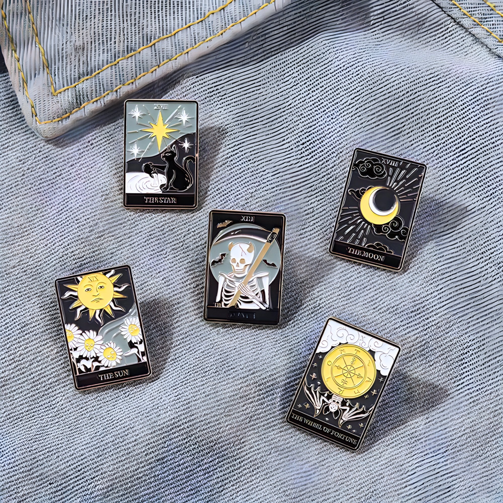 Pines del Tarot - Set de 5 Unidades - My Rebel Shop