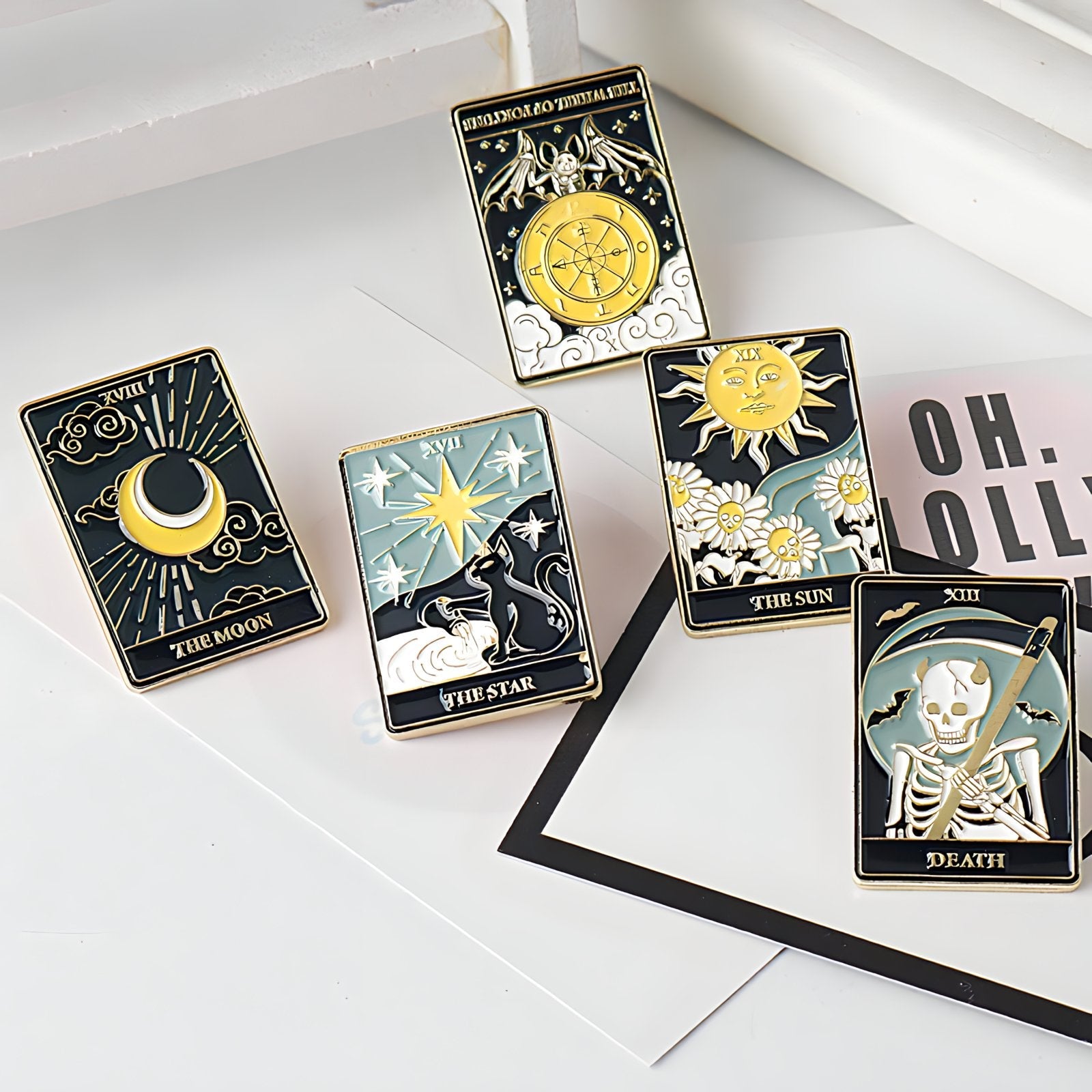 Pines del Tarot - Set de 5 Unidades - My Rebel Shop