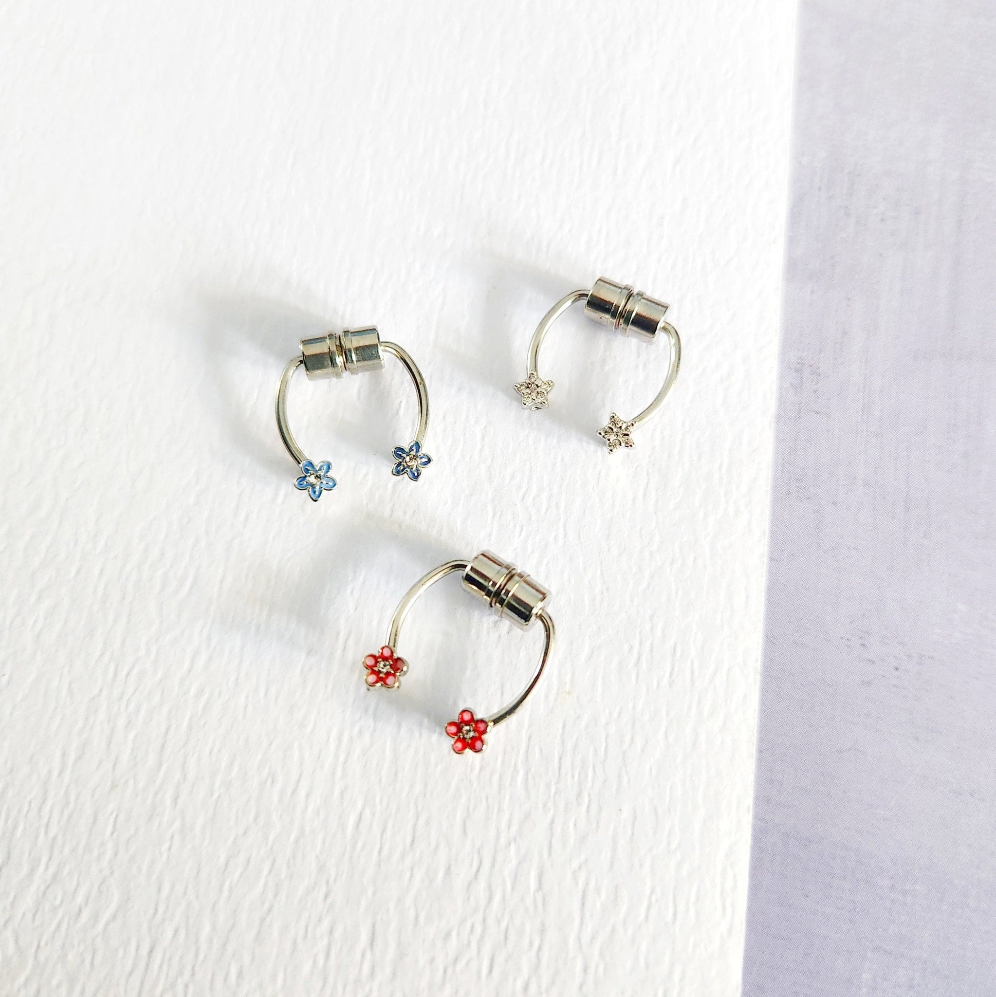 Septum de imán con rosas - My Rebel Shop