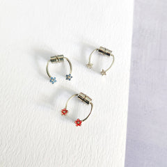 Septum de imán con rosas - My Rebel Shop