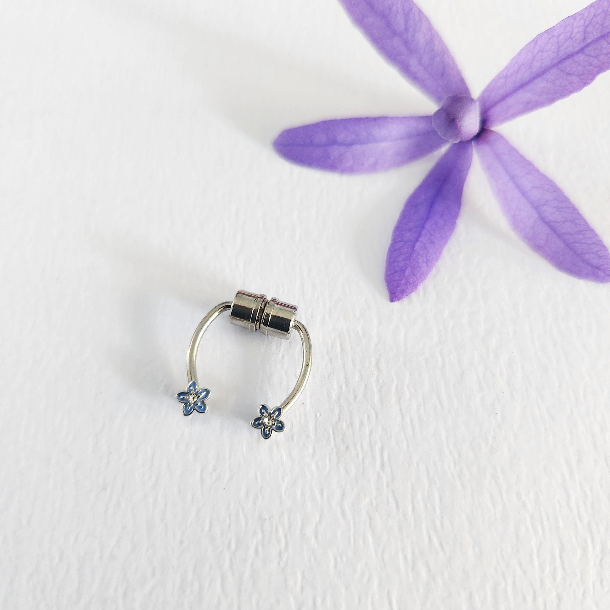 Septum de imán con rosas - My Rebel Shop