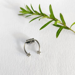 Septum de imán con rosas - My Rebel Shop