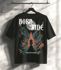 T-Shirt Born to Ride - My Rebel Shop