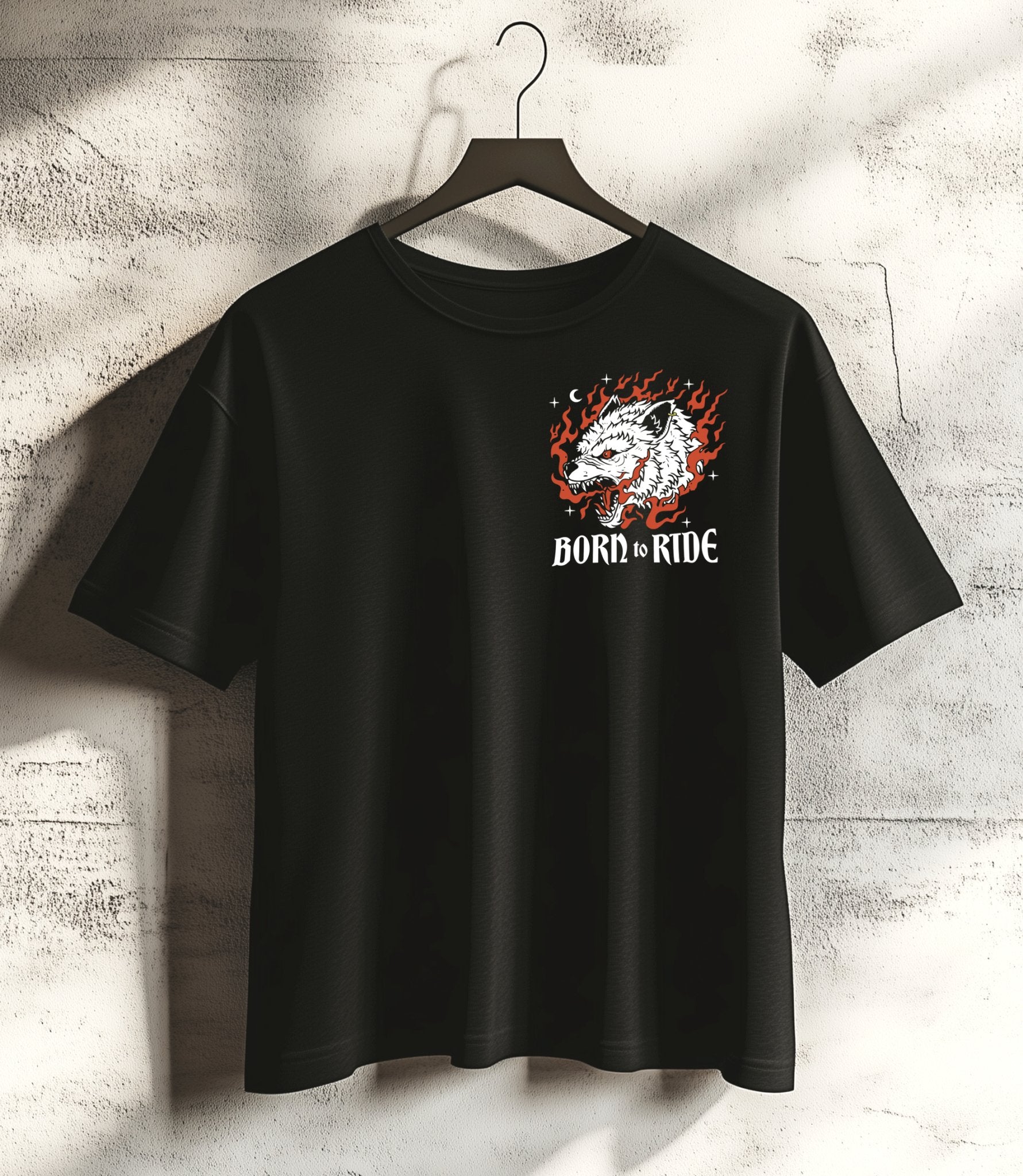 T-Shirt Born to Ride - My Rebel Shop
