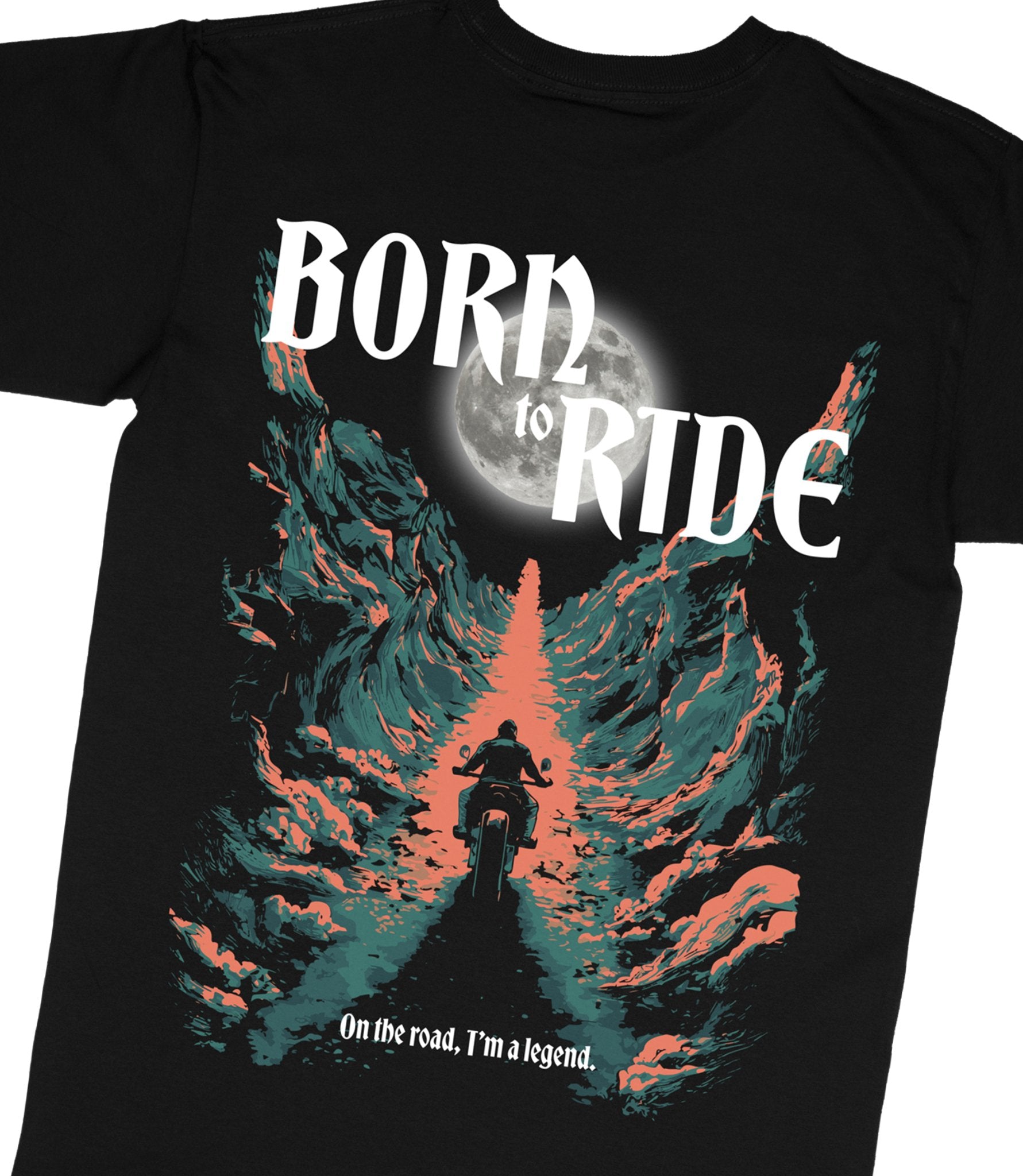 T-Shirt Born to Ride - My Rebel Shop