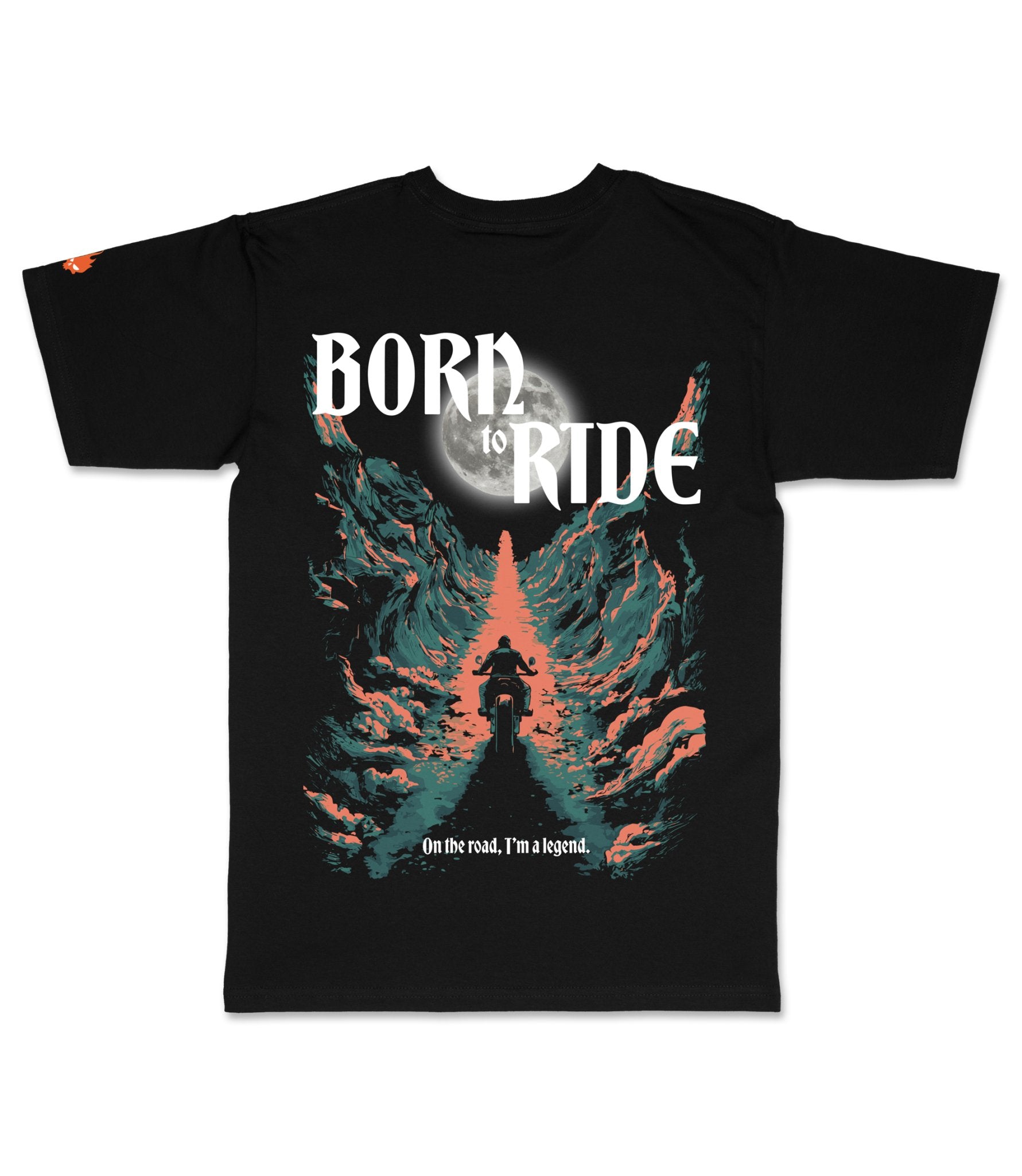 T-Shirt Born to Ride - My Rebel Shop